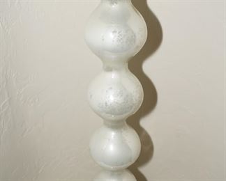 Tall Multi-Globe Mercury Glass Candle Holder