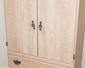 Light Oak Linen Cabinet/Armoire