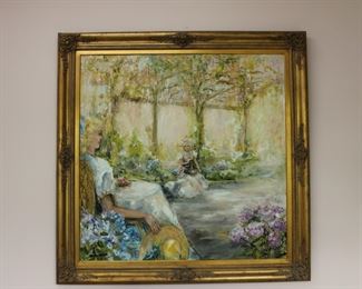 Large scale oil painting by professional artist Rosalie Averett