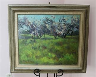 Original oil on canvas landscape by D McCutcheon '79