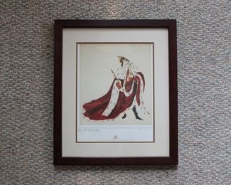 Costume design for coronation scene in Richard III, Canada's Stratford Festival, Tanya Moiseiwitsch, CBE, OC (3 Dec 1914 - 19 Feb 2003)