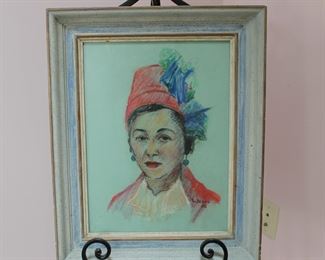 Portrait of a 1950's woman 