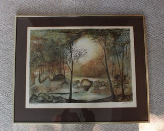 Signed and numbered print