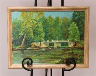 Original oil on board Rutand Bosma
