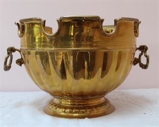 Vintage Mottahedeh brass Windsor Monteith