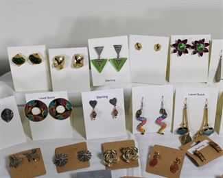 Close up of earrings