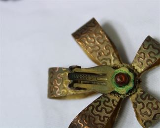 Mark on the Miriam Haskell earrings