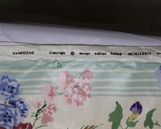 Markings on gorgeous glazed cotton high end fabric remainder