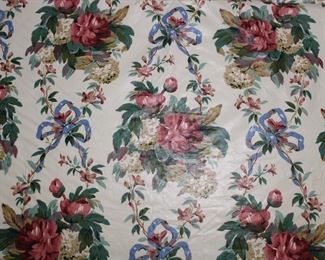 High end glazed cotton fabric remainder