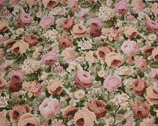 Gorgeous glazed cotton high end fabric remainder