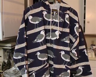 Michigan Rag Company (Marushka) coat with seagulls 