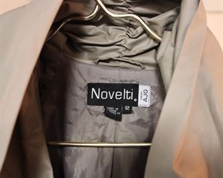 Label in the Size 12 Novelti rain coat