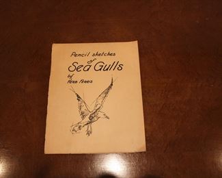 Pencil sketches of Sea Gulls by Herb Ferris