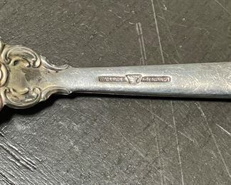 Mark on the Wallace Grand Baroque sterling flatware