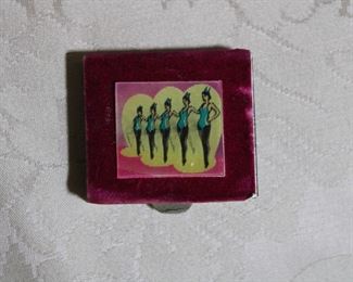 Another view of the FUN 1950's hologram match box showing a dancing line in action!