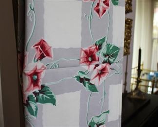 Example of one of the printed tablecloths in the sale