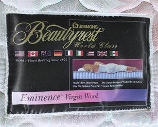 Label on the mattresses