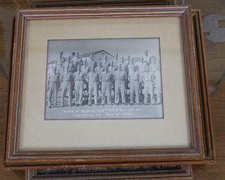 Photographs of the soldier and his unit