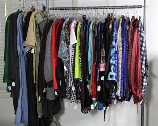 Tons of quality clothing ranging from the 1960's to the 2000's, and sizes small/medium to extra large