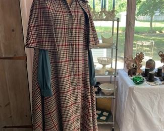 The vintage Inverness Cape on a form