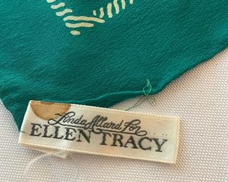 Linda Allard for Ellen Tracy silk scarf