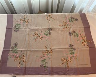Vintage Adrienne Vittadini silk scarf