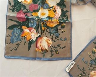 Linda Allard for Ellen  Tracy silk scarf