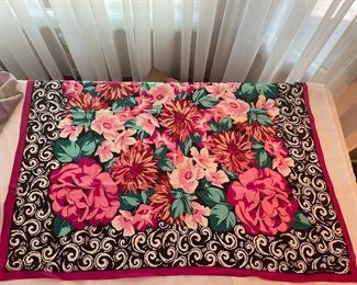 Vintage Adrienne Vittadini silk scarf