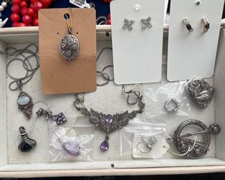 A sampling of sterling offered at this sale 