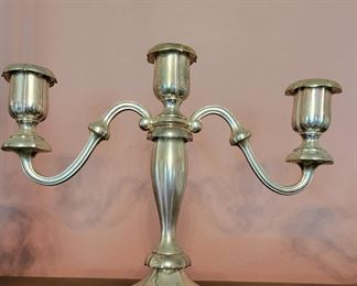 NOS Vintage  Oneida    Candle 3  Holder