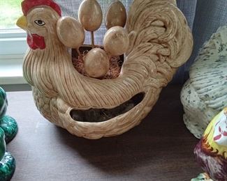 Beautiful Chicken Planter 