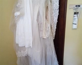 Wedding dresses for use or Crafts
