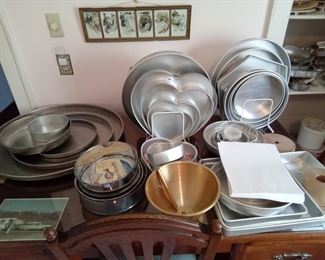 Cake Pans all shapes and sizes
