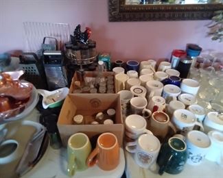 Glasses and Mugs 6 for $2.00