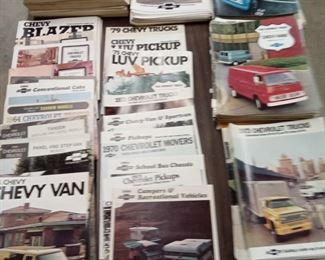 Chevy Dealer Pamphlets Vintage