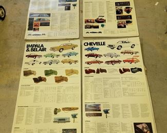 Dealership Showroom Sign (Hard Cardboard) 23 1/4 Wide x 47 1/2 Long .The Background Is White  Not Yellow Due to Lighting  