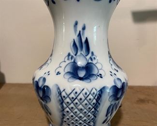 Gzhel Russian Vase