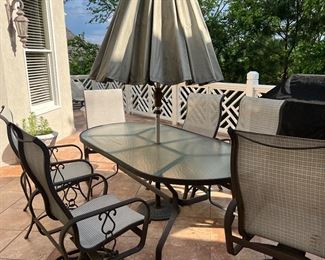Outdoor table and chairs