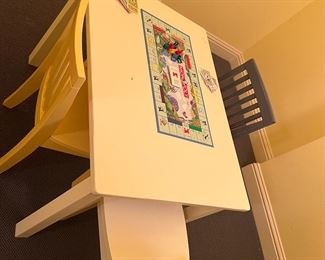 Childs table and chairs