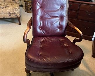 Leather office chair