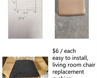 chair cushion replacement
