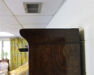 Top profile of the oak barrister bookcases