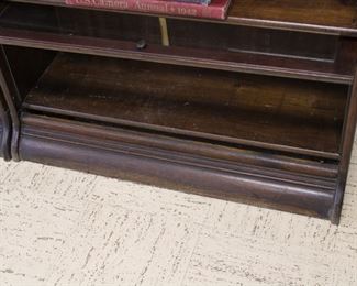 Base of the barrister bookcases