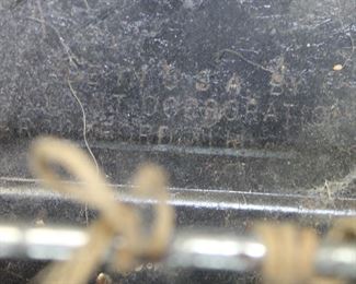 Markings on the NYLINT dump truck