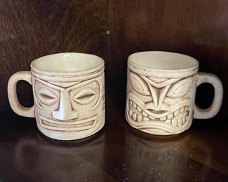 1970's Tiki mugs!