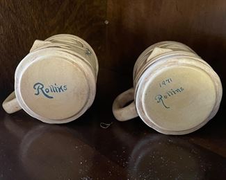 Signature on 1970's Tiki mugs