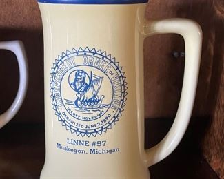 Muskegon, Michigan Independent Order of Vikings stein