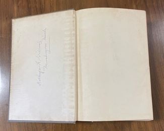 Interior of First Edition Gone With the Wind, 22nd printing