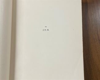 Interior of First Edition Gone With the Wind, 22nd printing
