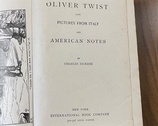 Title page of Oliver Twist, Charles Dicken's Works